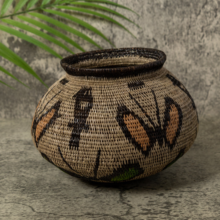 Birds And Butterflies Rainforest Basket