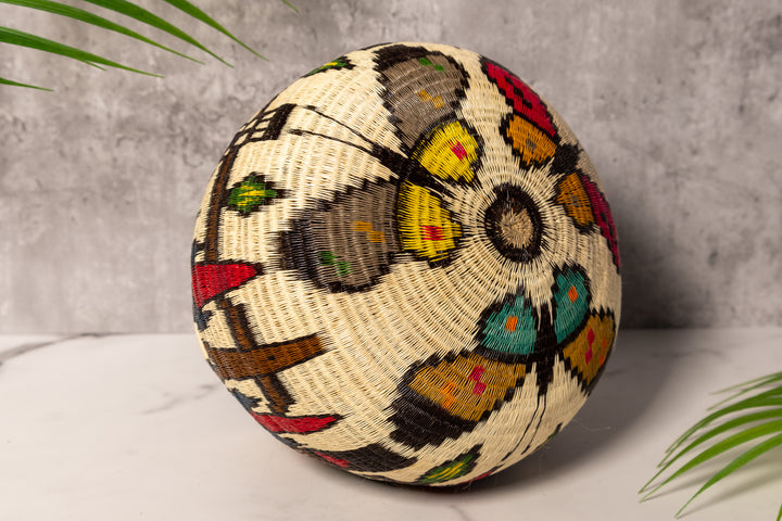 Toucan Parrot Macaw Quetzal Rainforest Basket