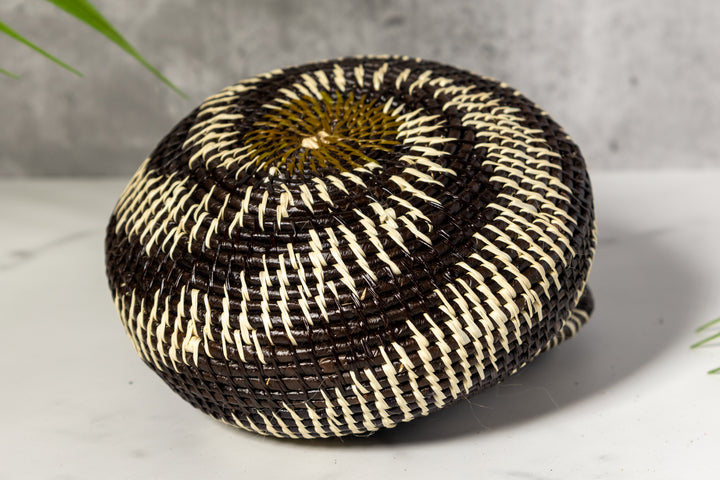 Jungle Fusion Spiral Basket With Top