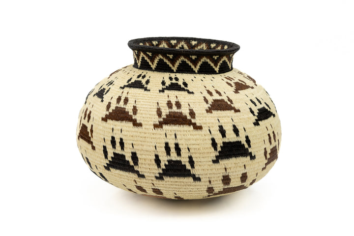 Mountain Lion Paw Woven Basket