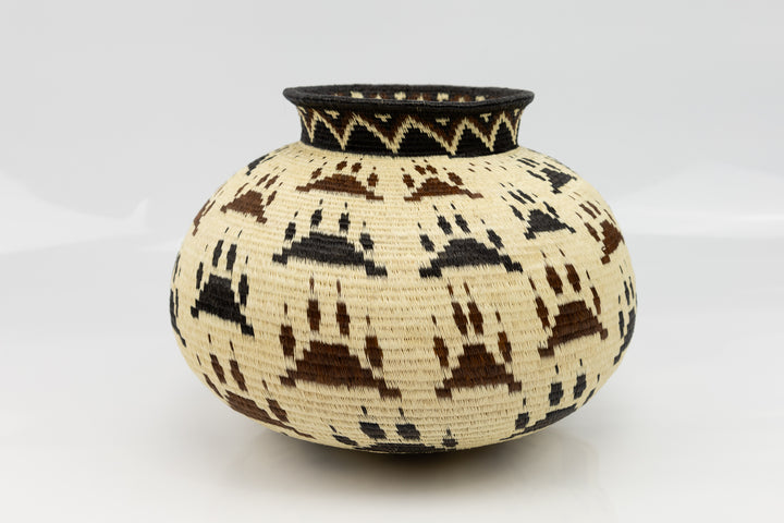 Mountain Lion Paw Woven Basket