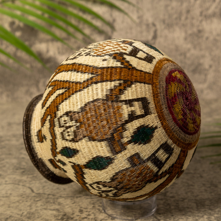 Owl Whimsy Rainforest Basket