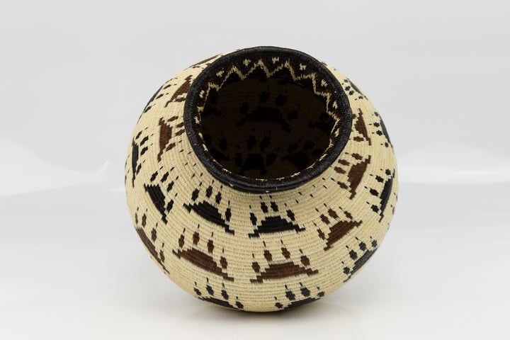Mountain Lion Paw Woven Basket