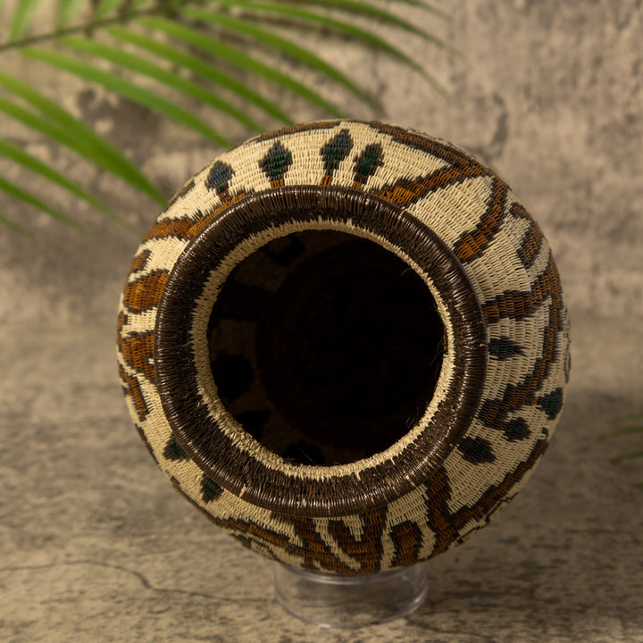 Owl Whimsy Rainforest Basket