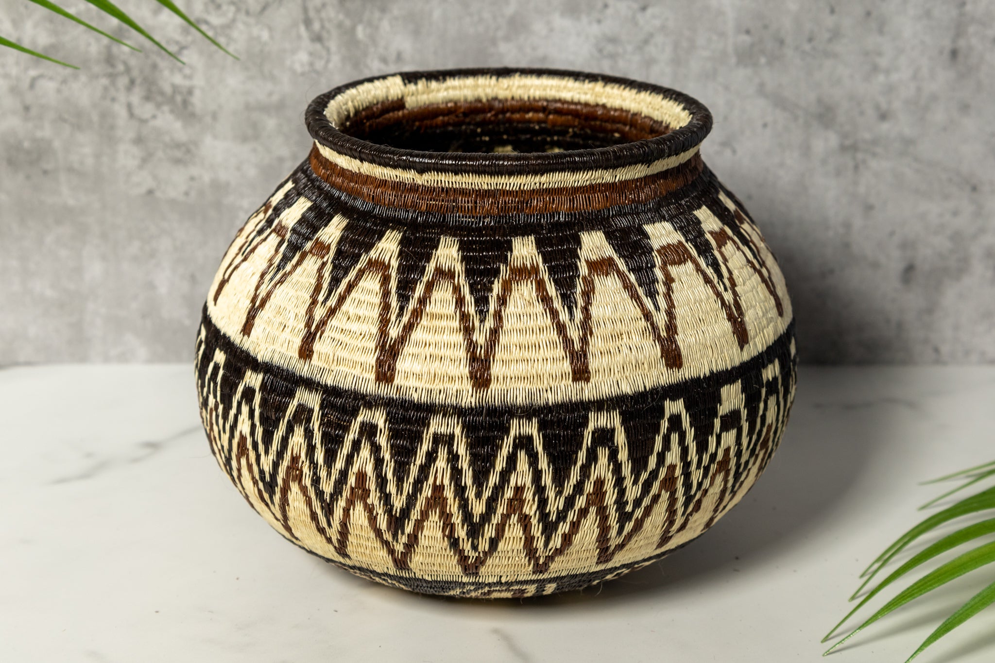 Southwest Design Woven Basket