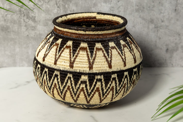 Southwest Design Woven Basket