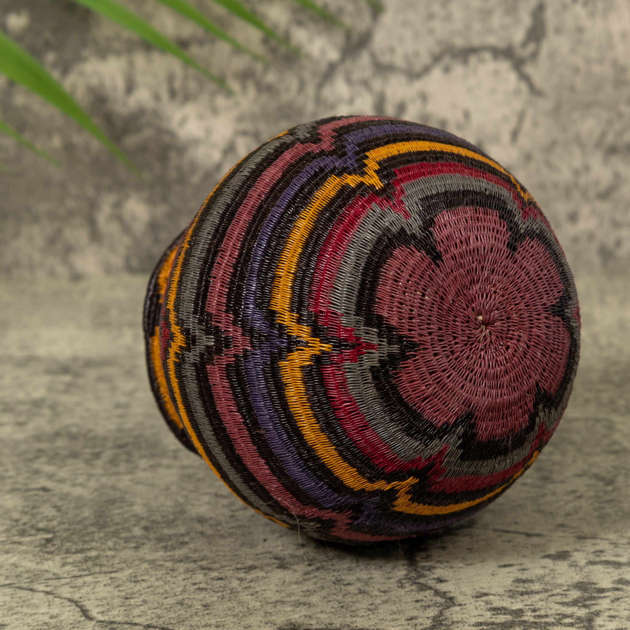 Multi-Color Swirl Rainforest Basket