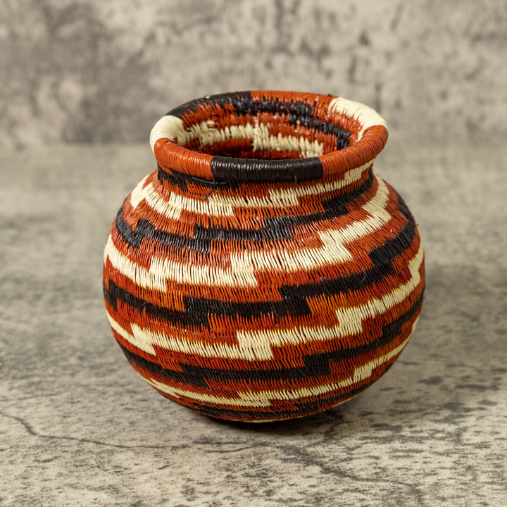 Orange Spiral Spark Rainforest Basket