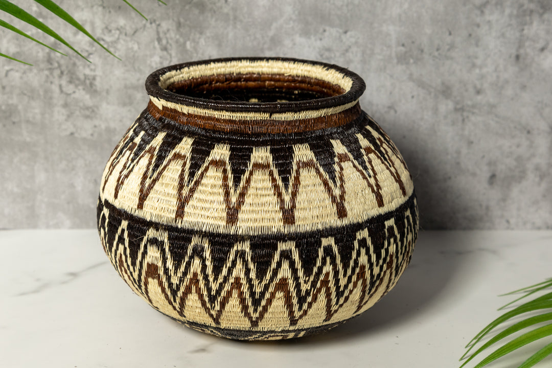 Southwest Design Woven Basket