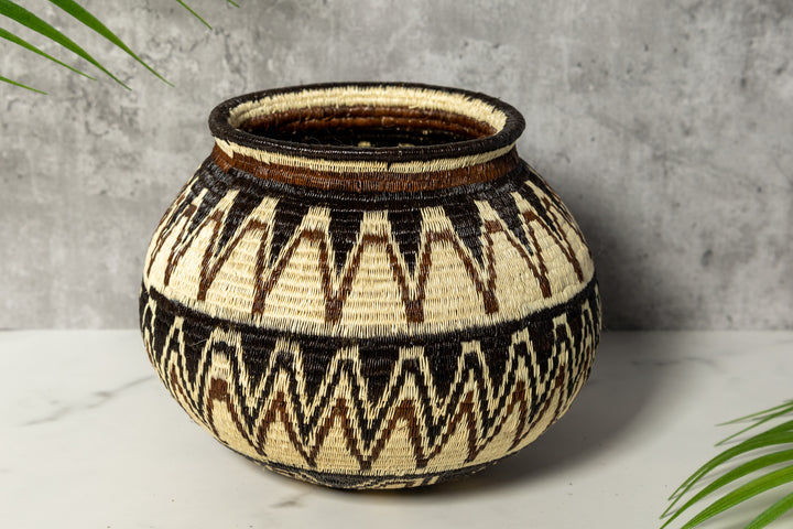 Southwest Design Woven Basket