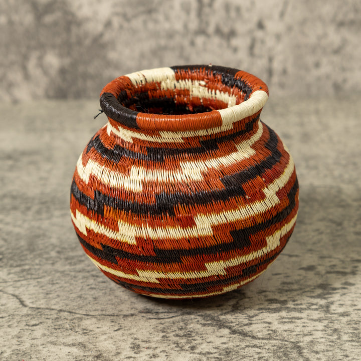 Orange Spiral Spark Rainforest Basket