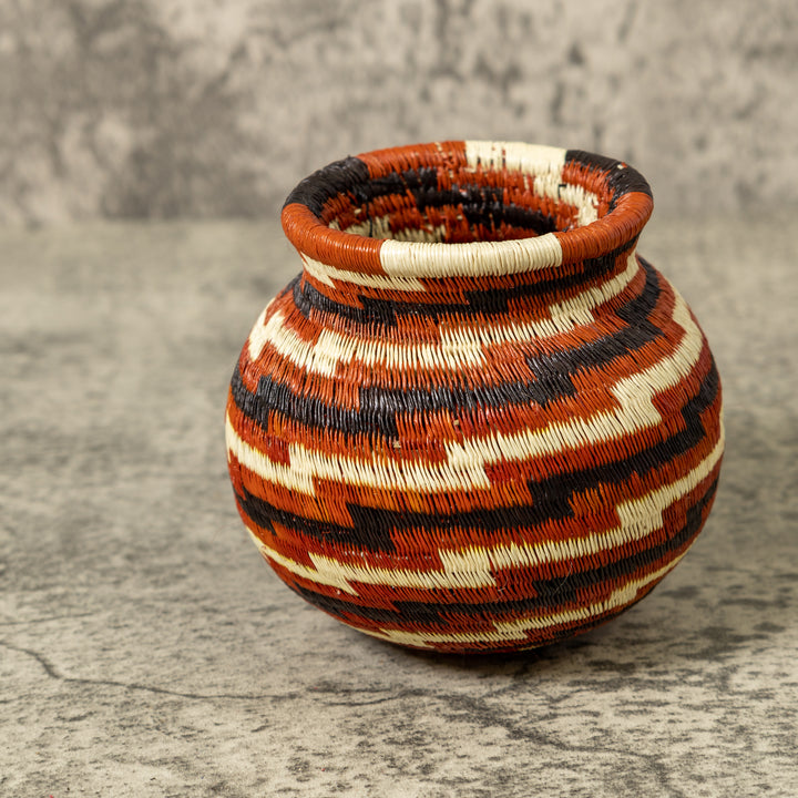 Orange Spiral Spark Rainforest Basket