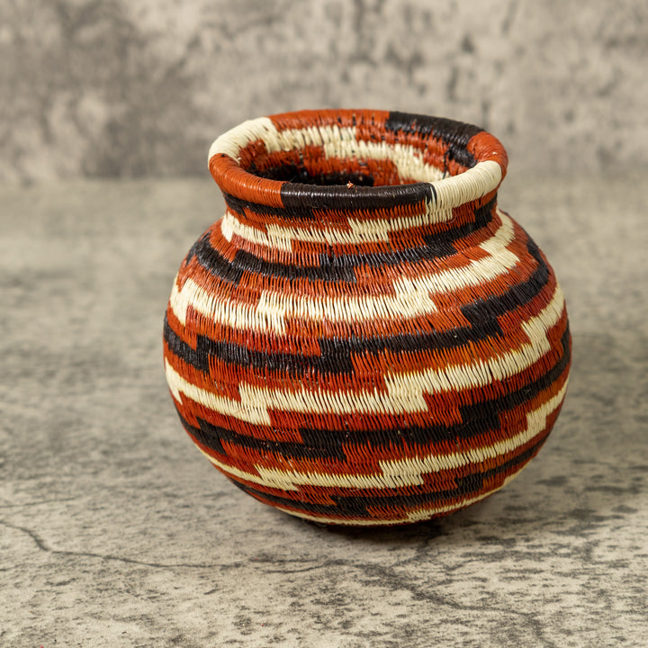 Orange Spiral Spark Rainforest Basket