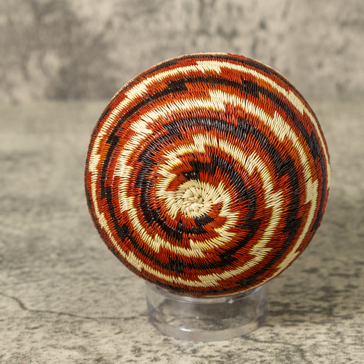 Orange Spiral Spark Rainforest Basket