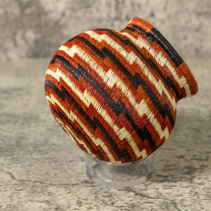 Orange Spiral Spark Rainforest Basket