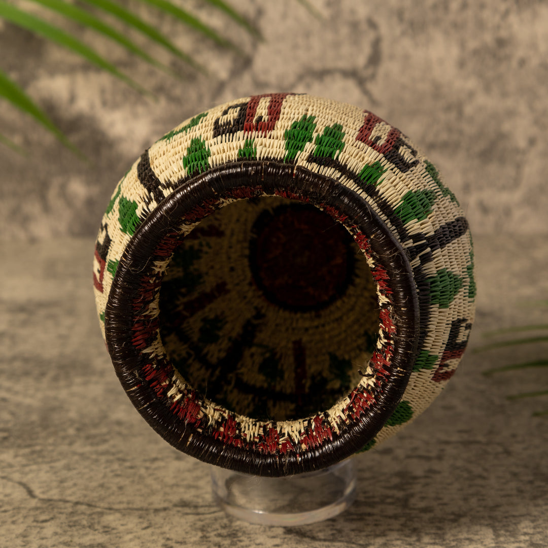 Scarlet Jungle Parrot Rainforest Basket