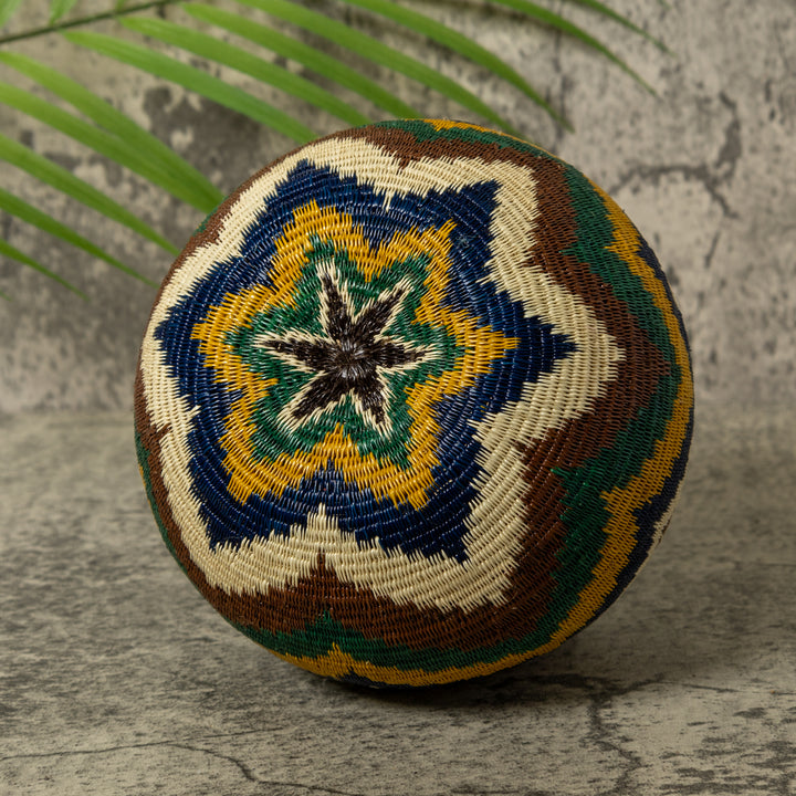 Ocean Waves of Many Colors Rainforest Basket