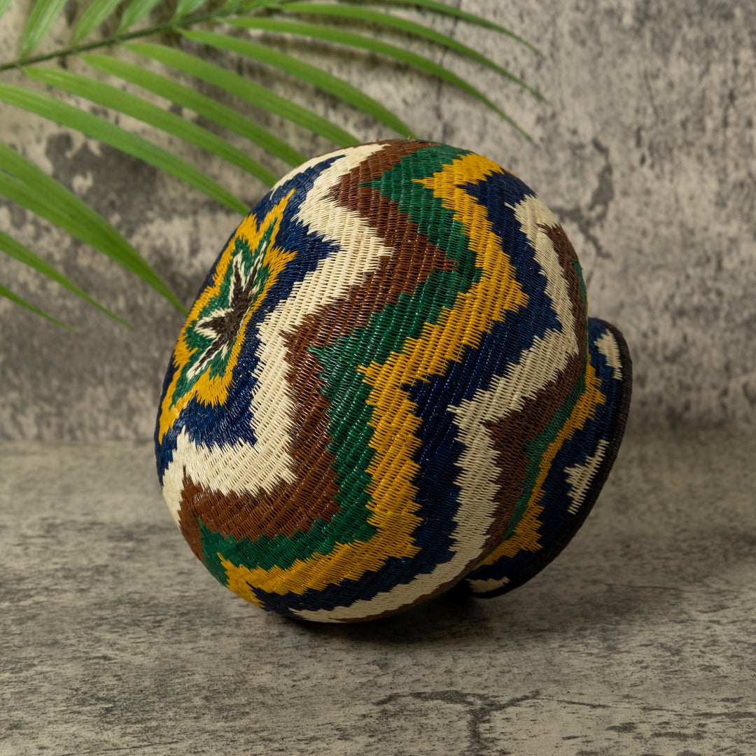Ocean Waves of Many Colors Rainforest Basket