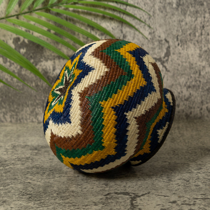 Ocean Waves of Many Colors Rainforest Basket