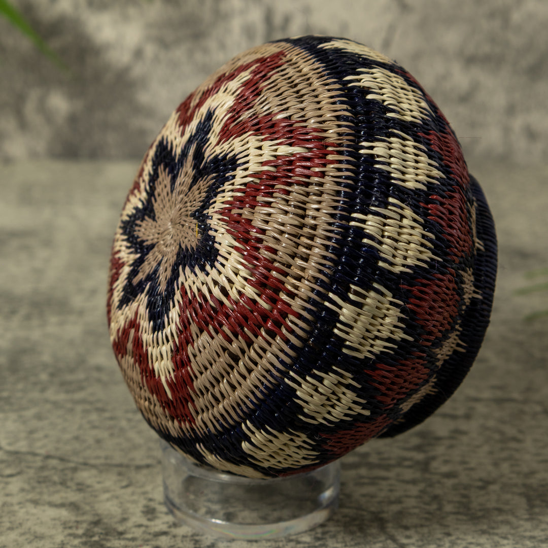 Dark Red And Gray Jungle Euphoria Rainforest Basket