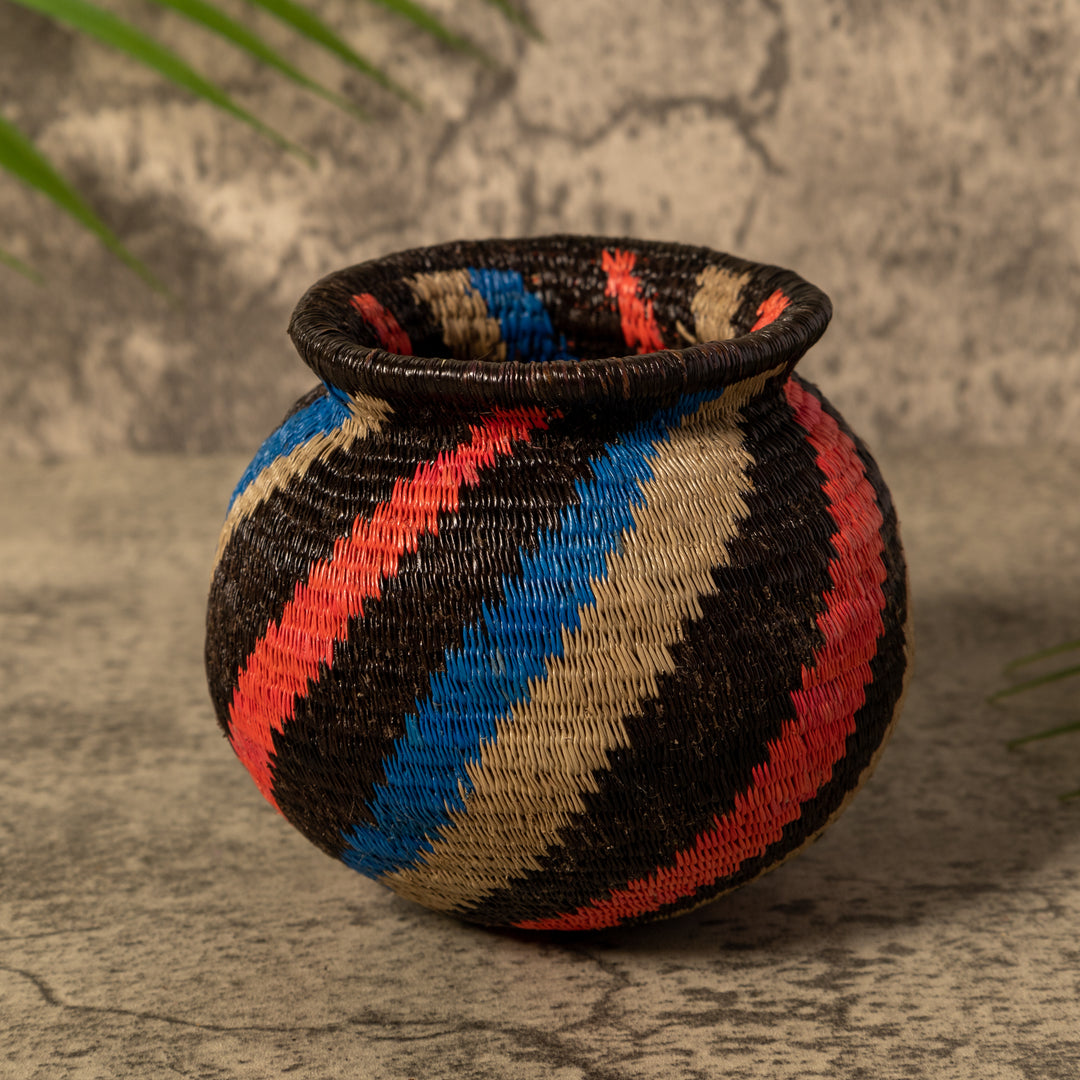 Jungle Swirl Waltz Rainforest Basket