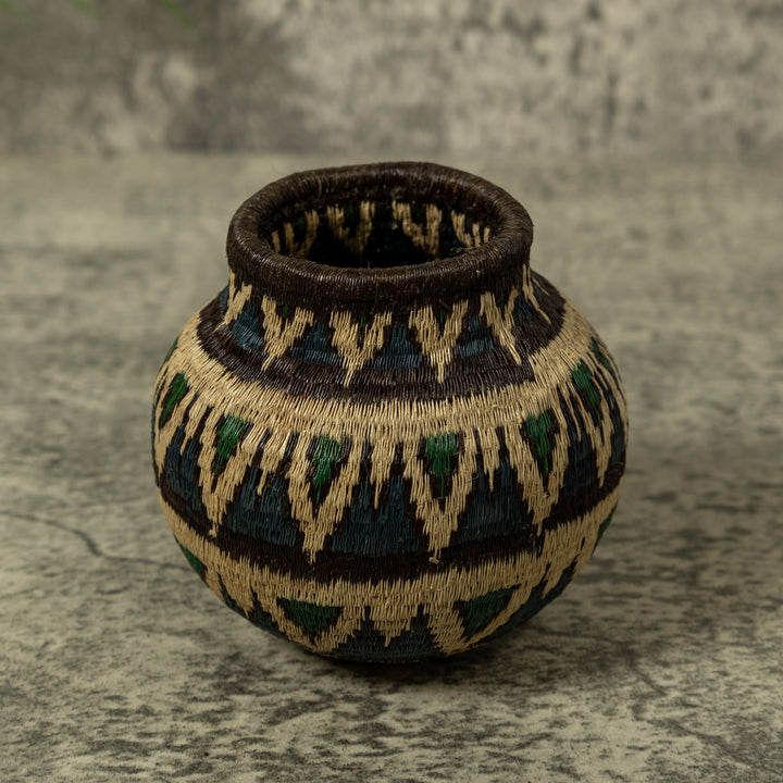 Green Amazonian Serenity Rainforest Basket