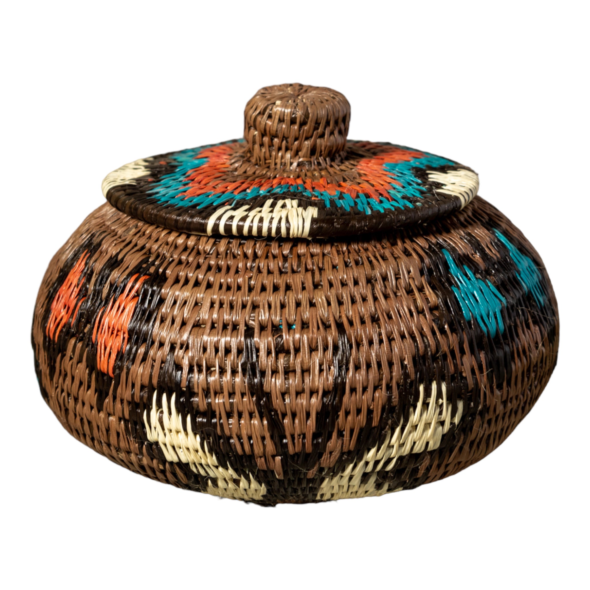 Odyssey Butterfly Woven Basket With Top