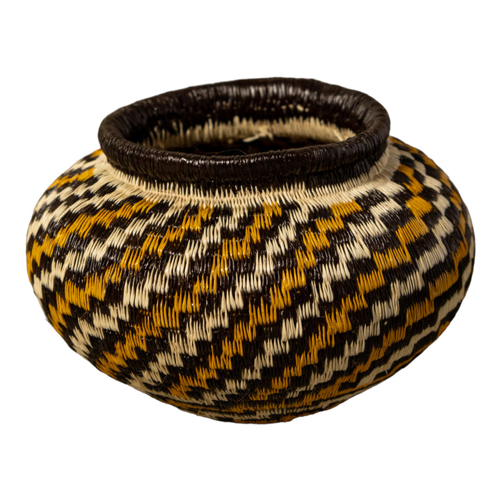 Gold Jungle Jewel Swirl Rainforest Basket
