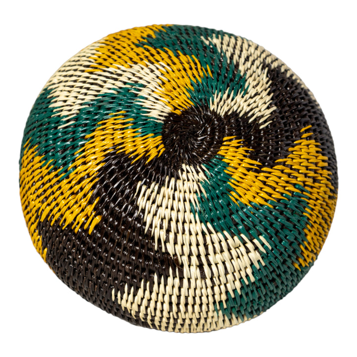 Green Rainforest Whispers Basket With Top