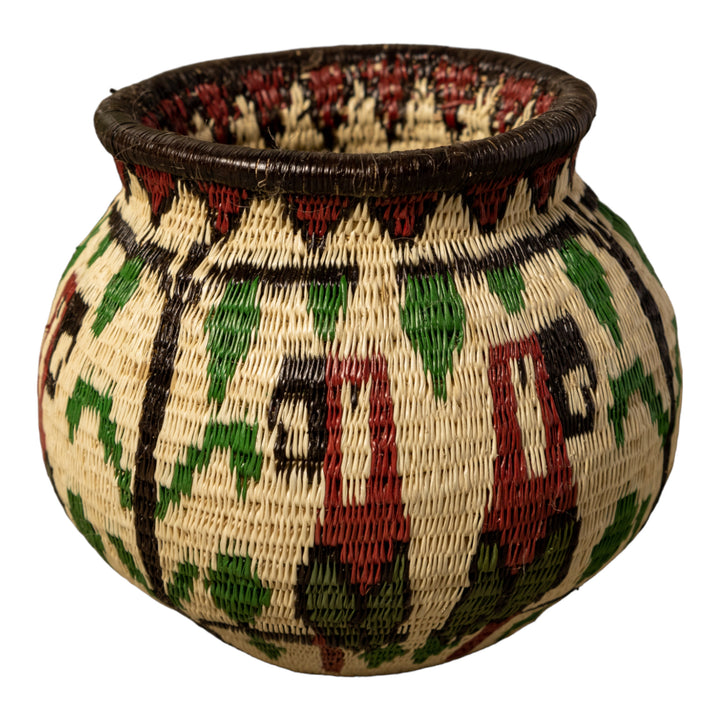 Scarlet Jungle Parrot Rainforest Basket
