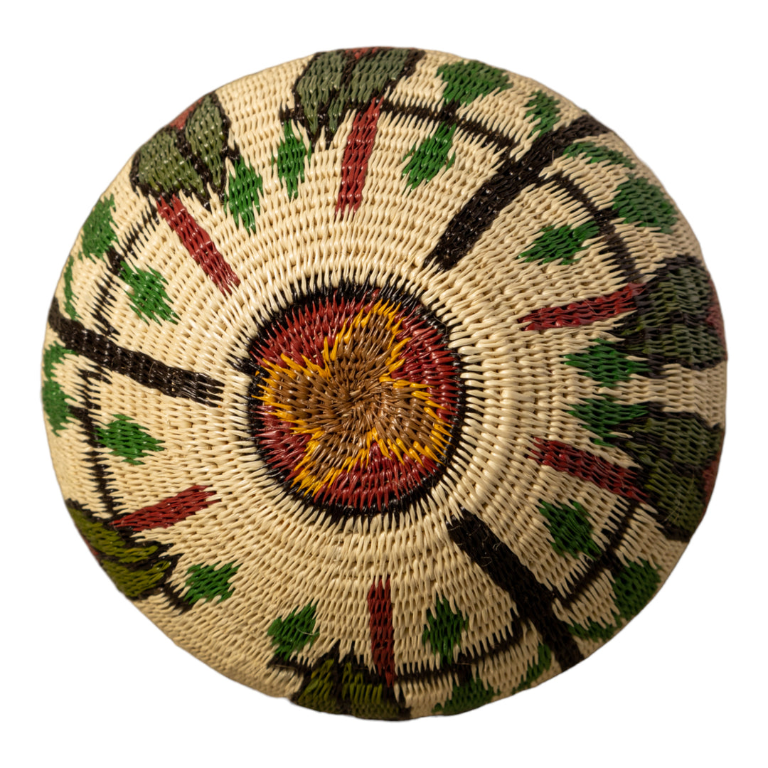 Scarlet Jungle Parrot Rainforest Basket