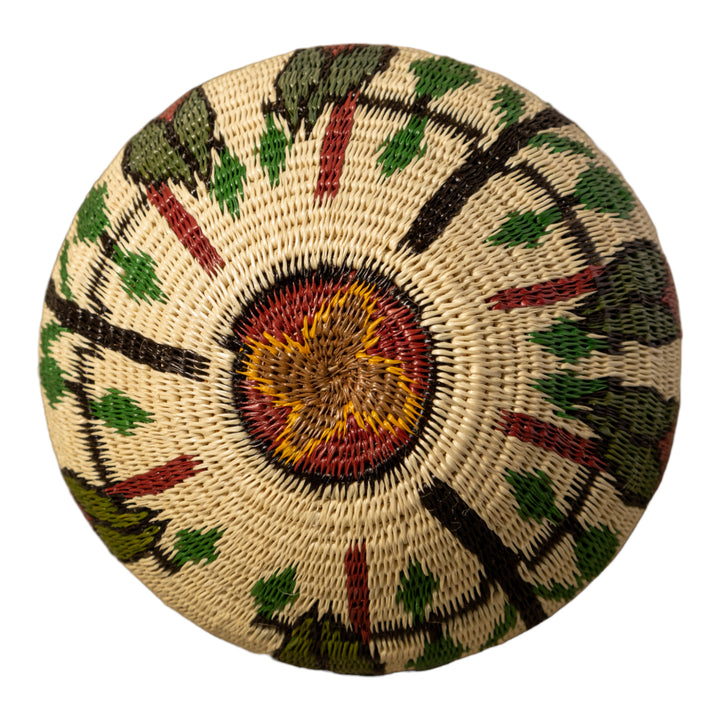 Scarlet Jungle Parrot Rainforest Basket