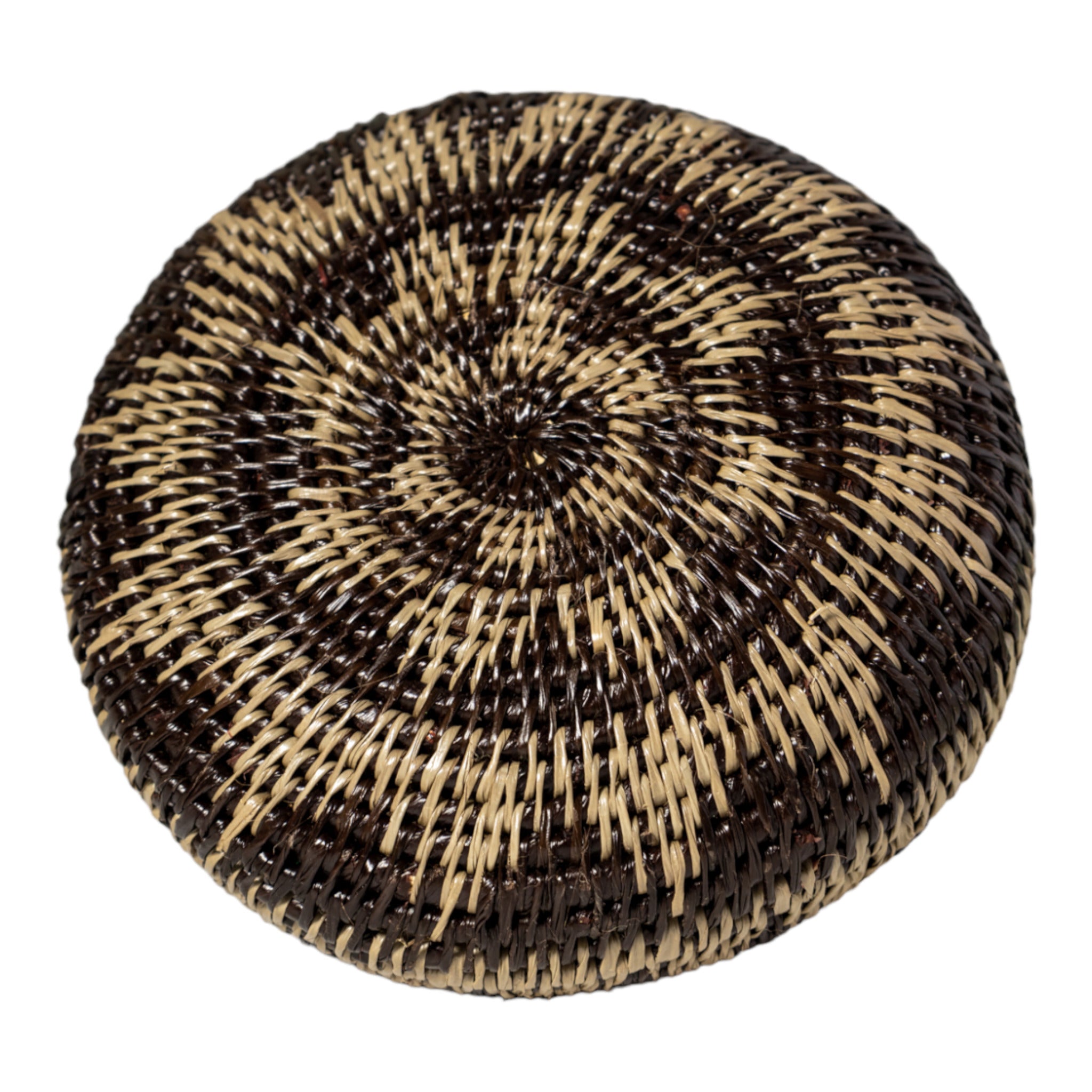 Serene Rainforest Woven Basket With Top