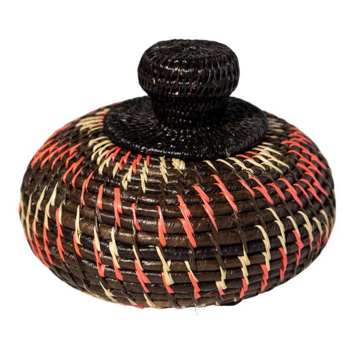 Halloween Woven Basket With Top