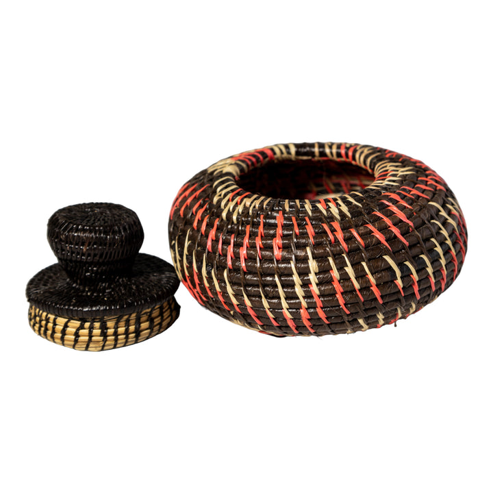 Halloween Woven Basket With Top