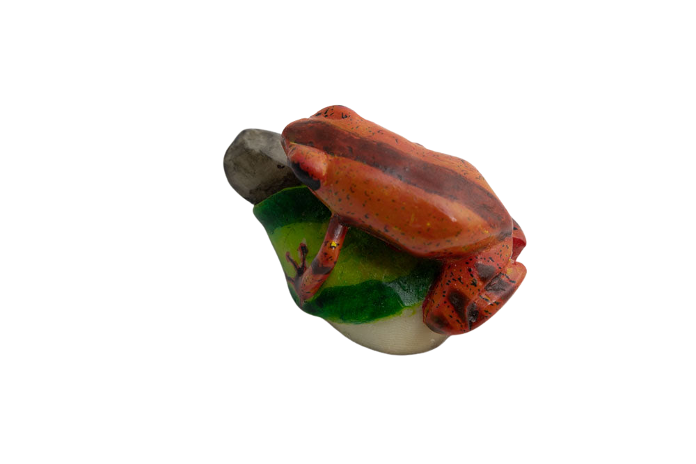 Wounaan Indian Poison Dart Tagua Frog Carving
