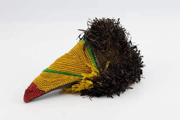 Hand Woven Toucan Bird Mask