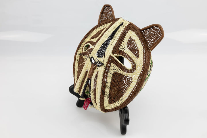 Hand Woven Kitty Cat Mask