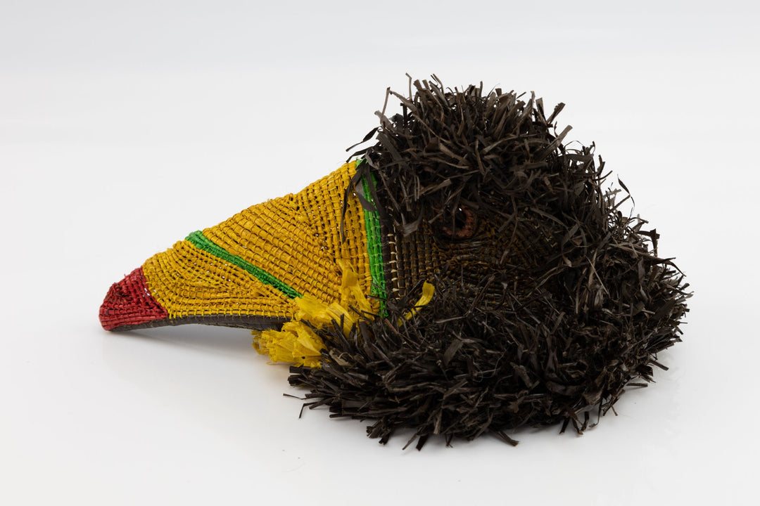 Hand Woven Toucan Bird Mask